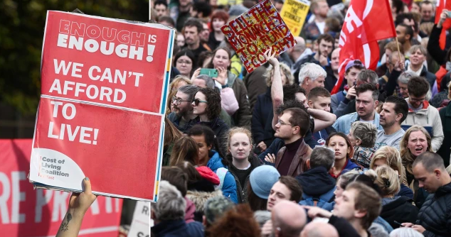 生活成本飙升，英国超50城镇爆发示威游行：我们受够了